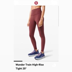 Lululemon High-rise Train Wunder New W/ Tags